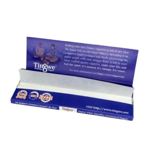 Kertas Papir Ting We Rolling Paper 78 mm 1 1/4 mm Fine Natural Gum - Berlem