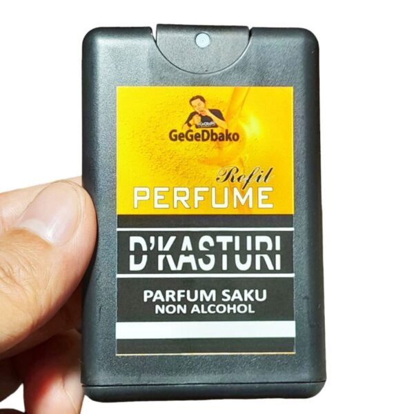 Parfum Sholat Saku No Alkohol Refil GegeDbako - D'Kasturi 17 ml - Gambar 2