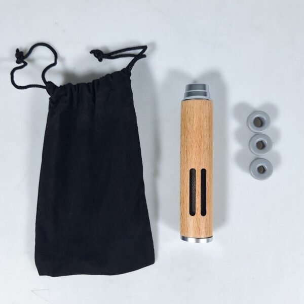 Pipa Asbak Portable Ashtray Dust Free - Pipa Rokok Dengan Asbak - GegeDbako 999 -Warna Kayu Muda - Gambar 4