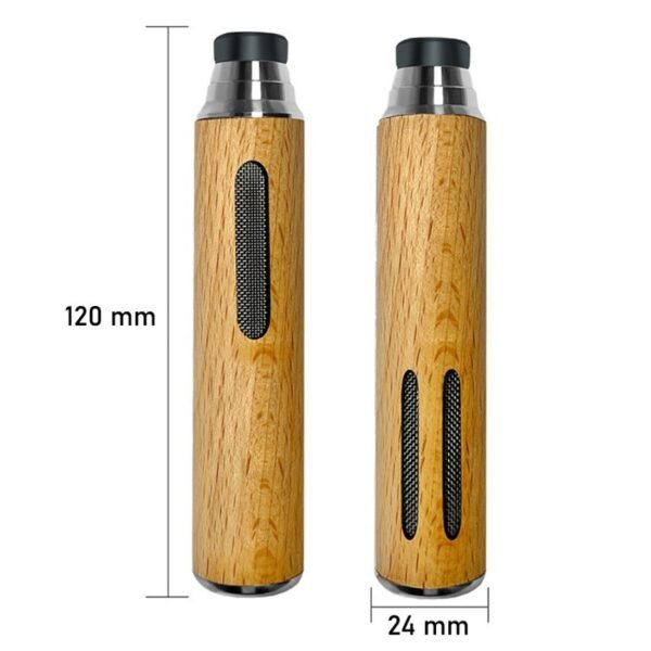 Pipa Asbak Portable Ashtray Dust Free - Pipa Rokok Dengan Asbak - GegeDbako 999 -Warna Kayu Muda - Gambar 2