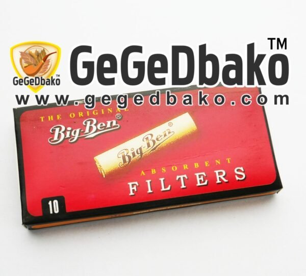 Filter Pipa Cangklong Carbon Big Ben 9 mm - 1 Pack Isi 10