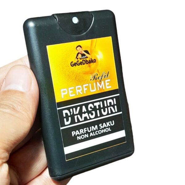 Parfum Sholat Saku No Alkohol Refil GegeDbako - D'Kasturi 17 ml - Gambar 4