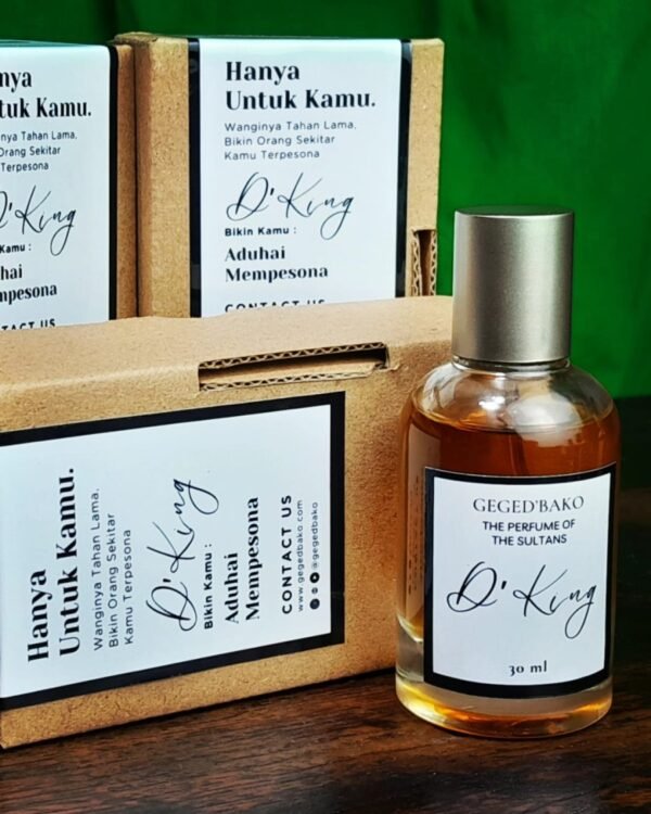 Parfum GegeDbako - Clothing Perfume Aroma D'King 30 ml Wanginya Aduhai - Gambar 5