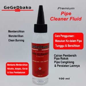 Pembersih Cair Pipa Cangklong & Pipa Lainnya - Pipe Cleaner Liquid Gegedbako - Red 100 ml